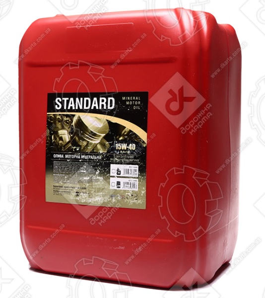 Олива моторна Дорожня Карта мінеральне 15w-40 Standard SF/CC Каністра 20л